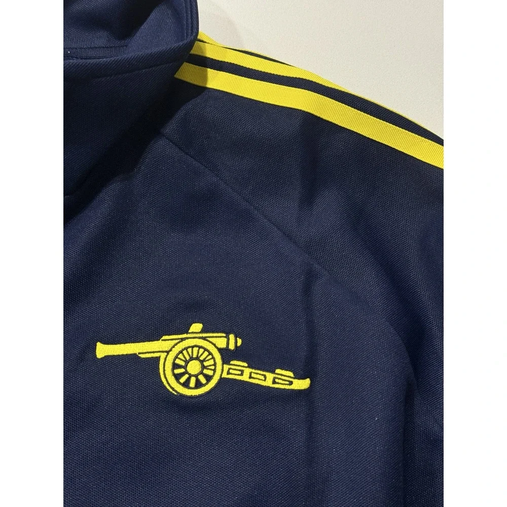 adidas AFC LF TT Track Jacket Men's XL Arsenal Navy Blue Yellow JZ5802